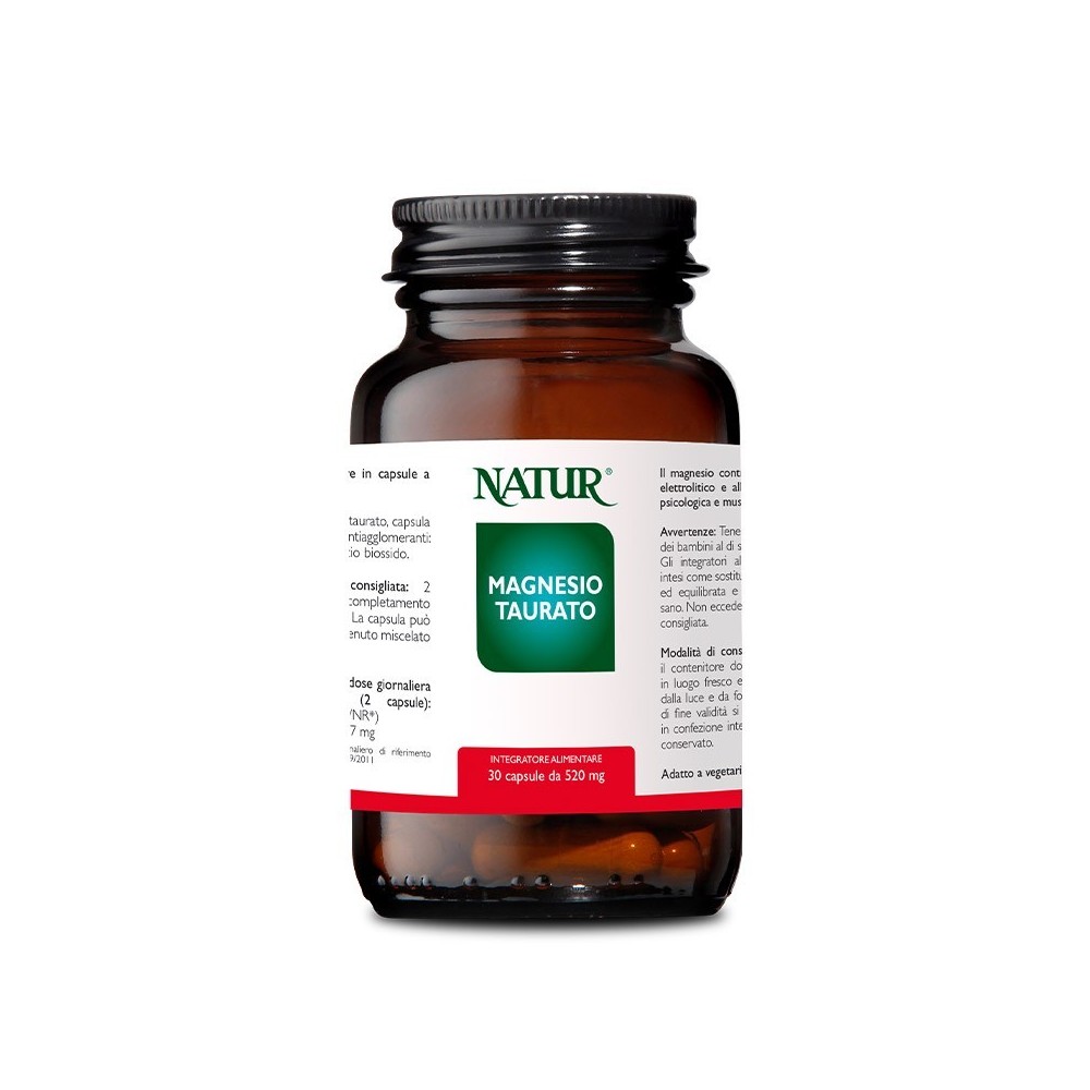 Integratore Minerale Natur - Magnesio Taurato 30 cps