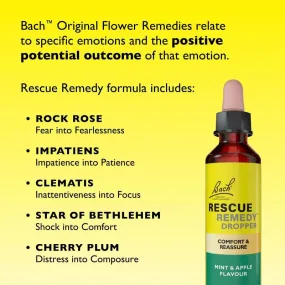 RESCUE REMEDY 20ml Menta e...