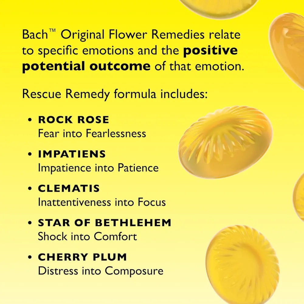 Rescue Remedy pastiglie Arancia e Fiori di sambuco