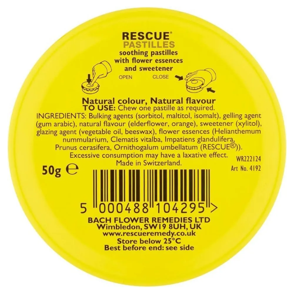 Rescue Remedy pastiglie Arancia e Fiori di sambuco