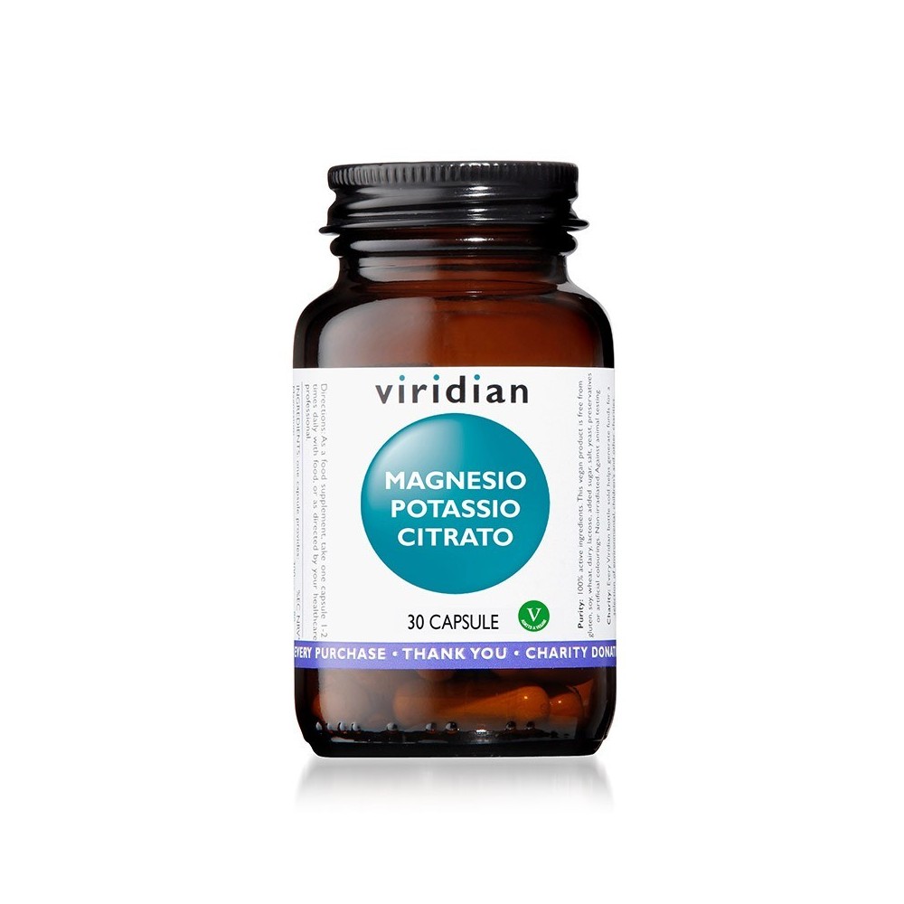 viridian magnesio potassio citrato 30 capsule