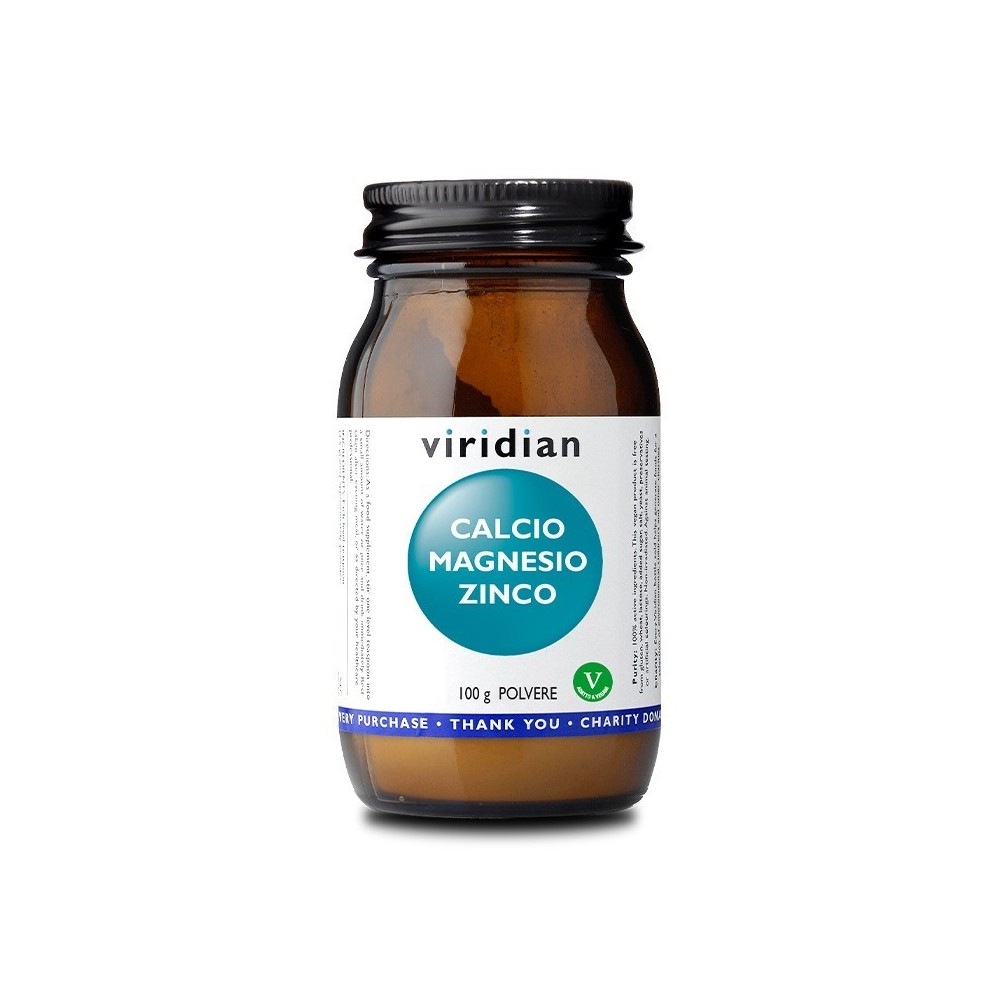 Viridian - Calcio Magnesio Zinco 100g Polvere